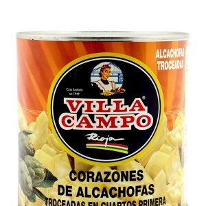 Alcachofa cuartos cocida 3 kg lata
