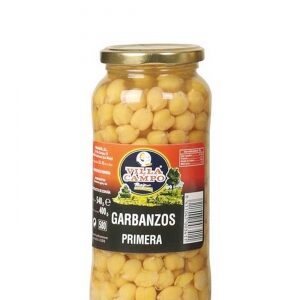 Garbanzo cocido frasco cristal