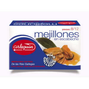 Mejillones R.Gallegas escabeche lata 120 gr