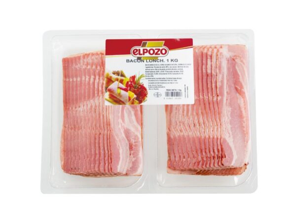 Bacon loncheado 2×500 g Elpozo