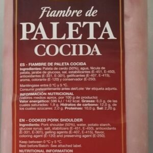 Fiambre paleta 11X11 Comas Monells