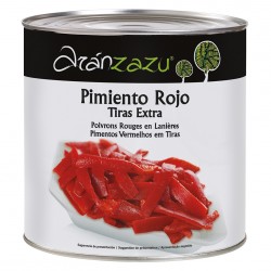 Pimiento morrón tiras entreverado. 3kg