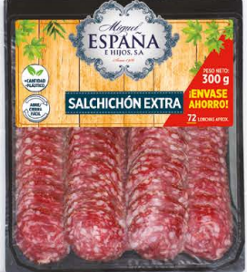 Barqueta salchichón extra 300 gr España